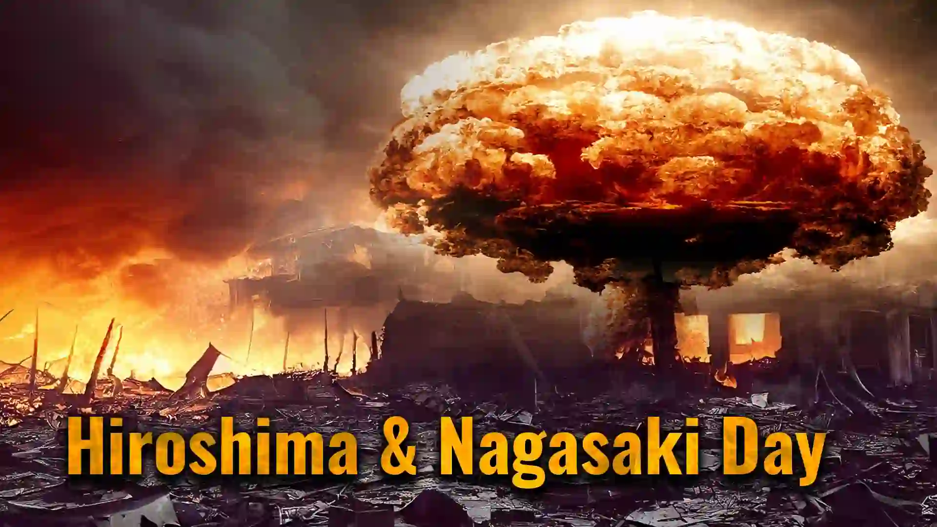 Hiroshima and Nagasaki Day This Post Design By The Revolution Deshbhakt Hindustani